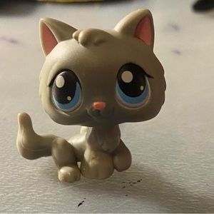 Littlest Pet Shop Lps Authentic 1301 Grey Kitten